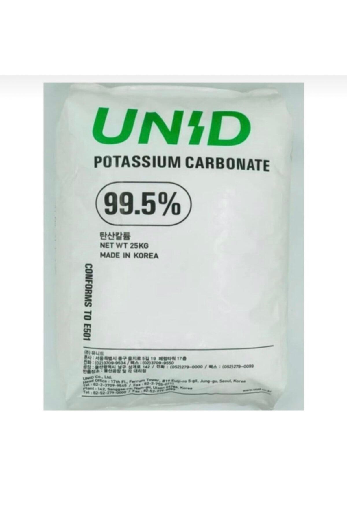Potasyum Karbonat 25 Kg Potasa Üzüm Bandırma Için