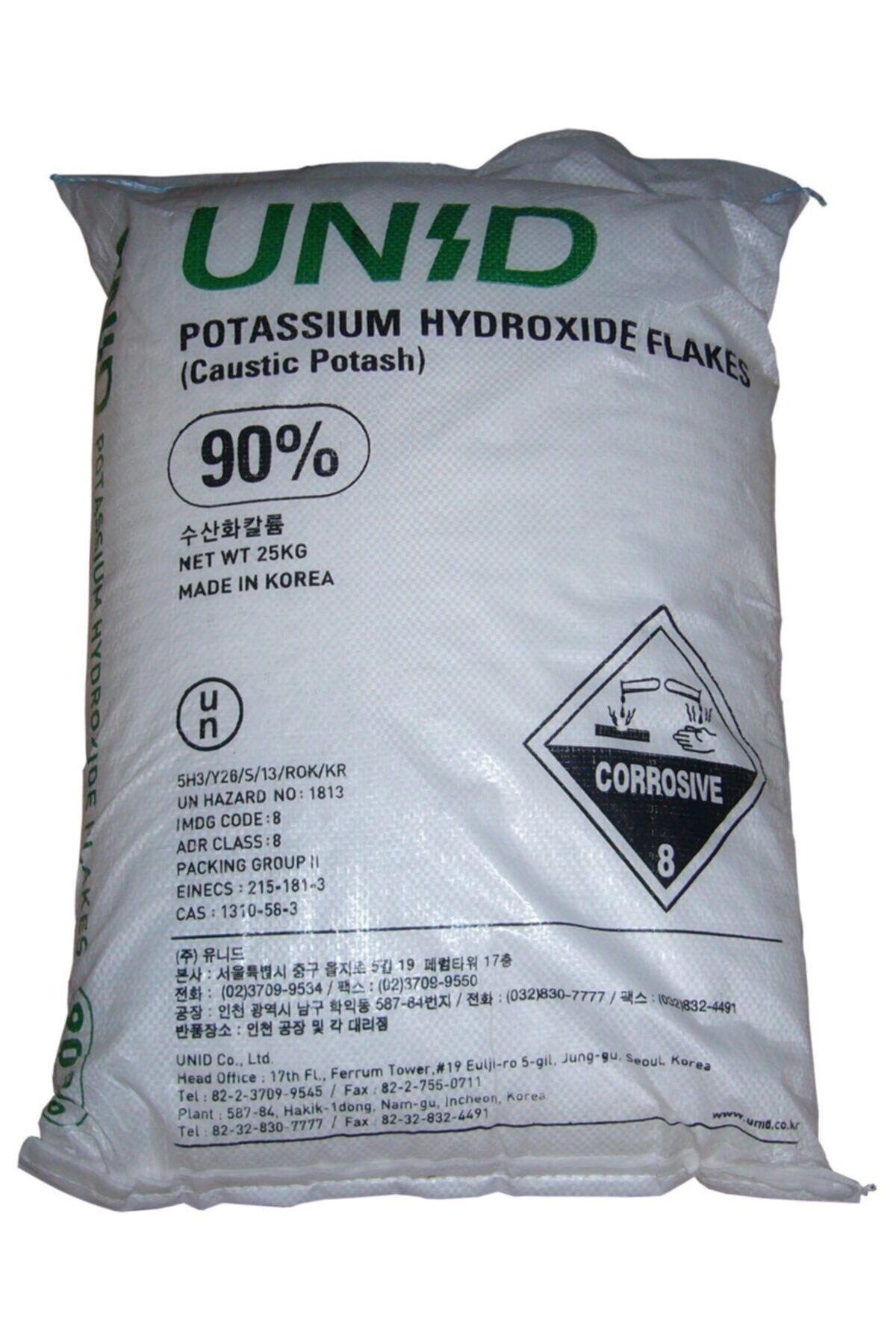 Potasyum Hidroksit - Potas Kostik 10 Kg