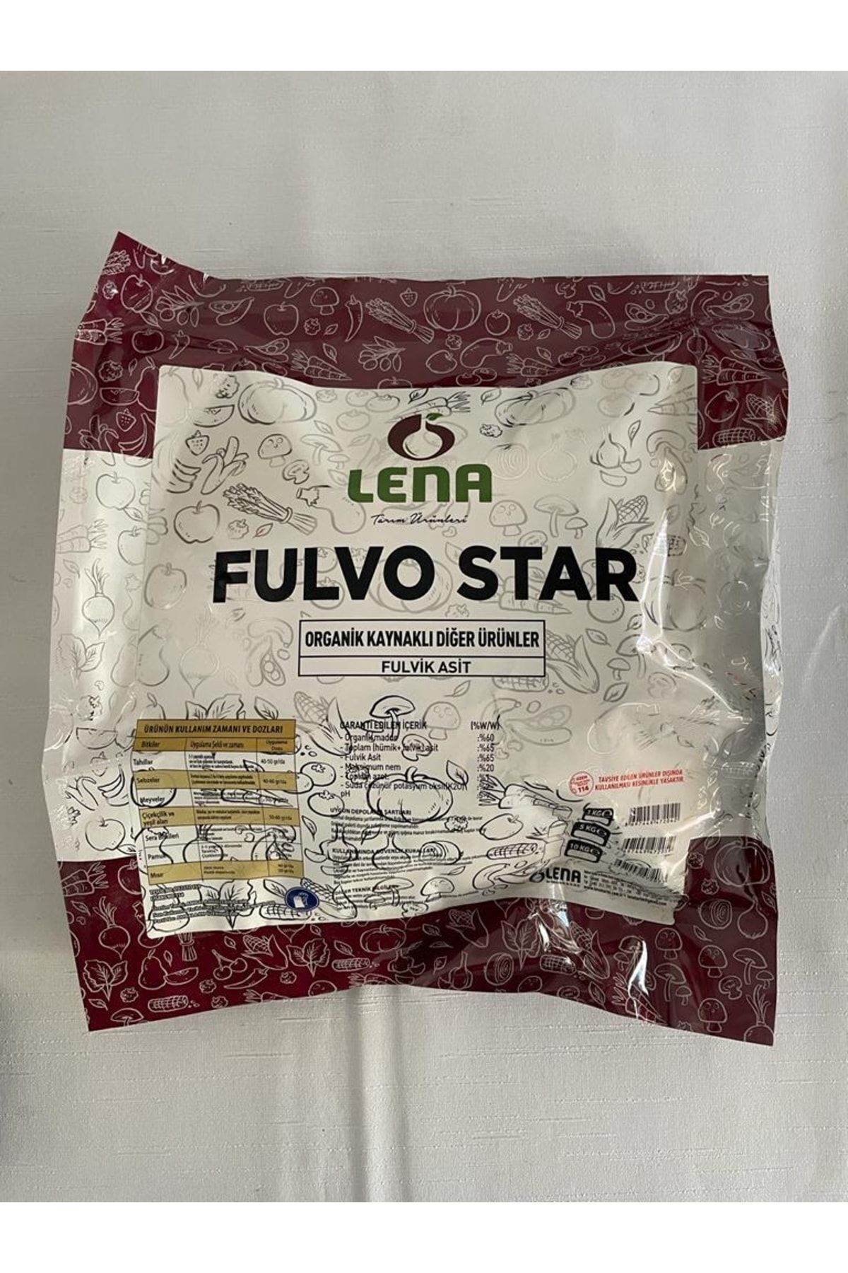 Fulvo Star Fulvik Asit Tüm Bitkiler Meyve Sebze Ve Süs Bitkileri Için Kök Sistemi Güçlendirici 1 Kg