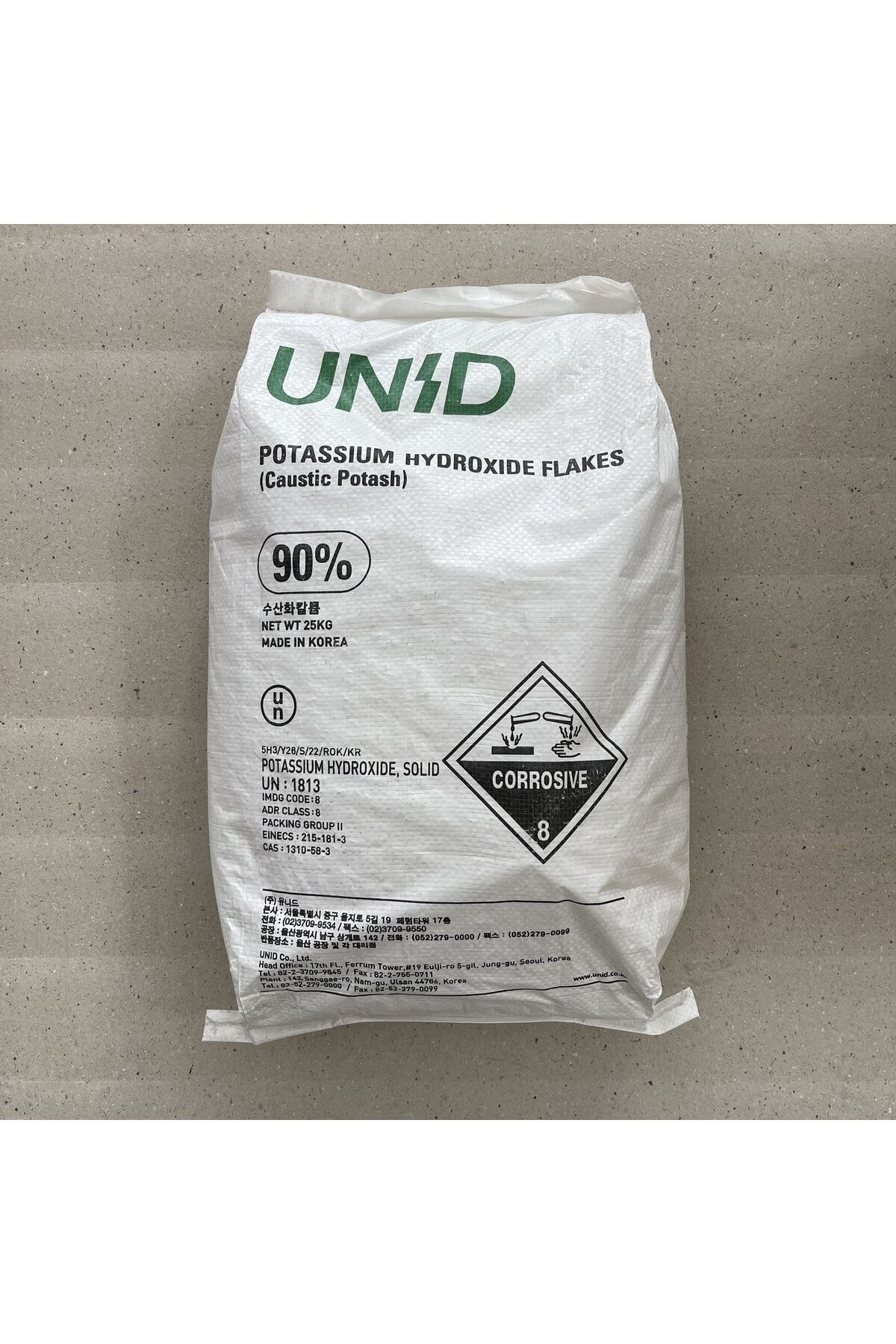 Potasyum Hidroksit Potas Kostik 25 kg