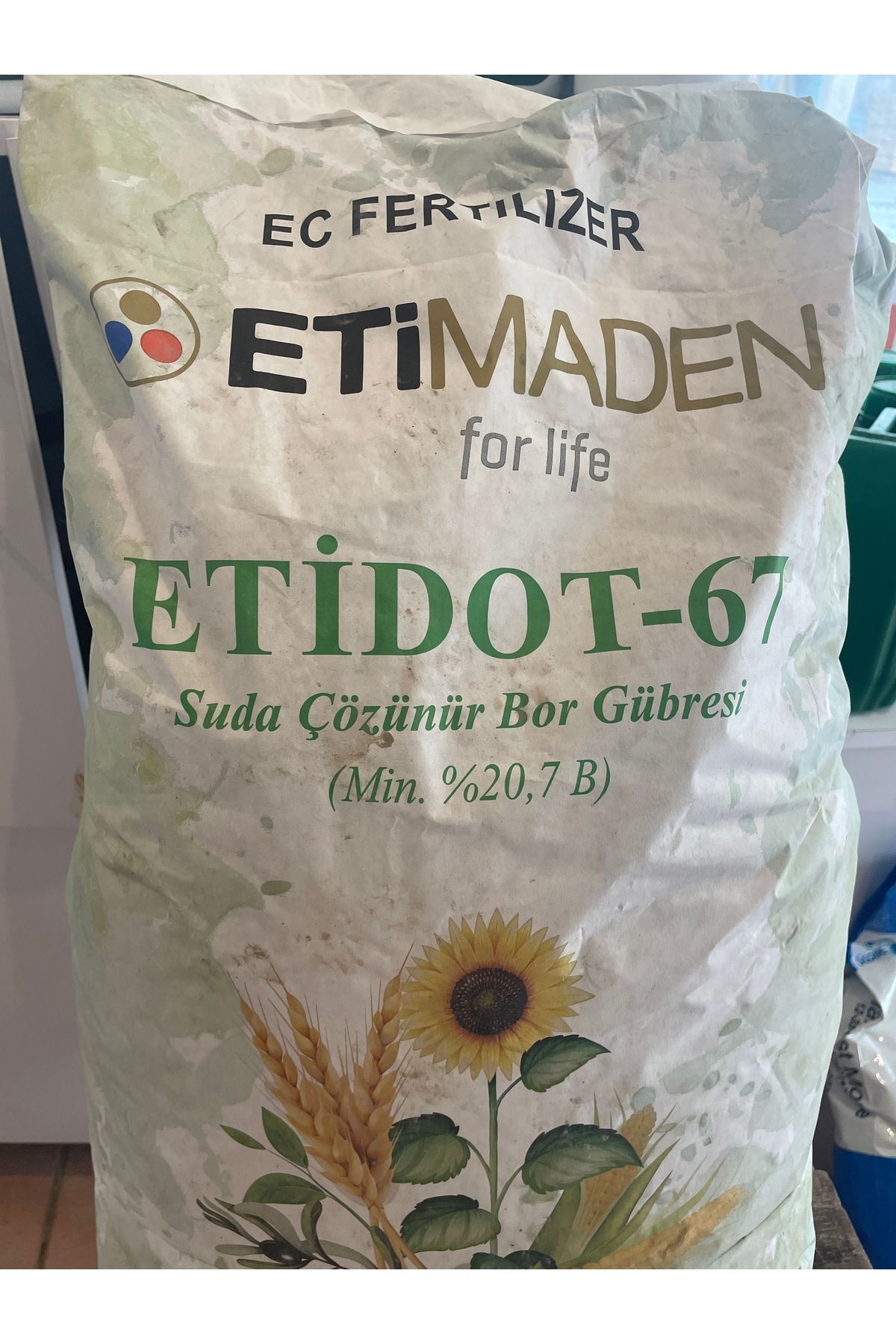 Etidot-67 Yapraktan Bor 20 Kg Etibank Torbasında